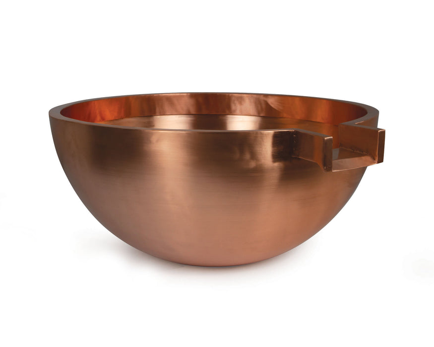 30" Copper bowl w/ 4" Spillway